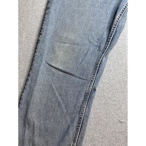 VTG Wrangler Hero Jeans Mens 40x32 (40x30) Light Wash Denim Straight Leg 97601VR image 4