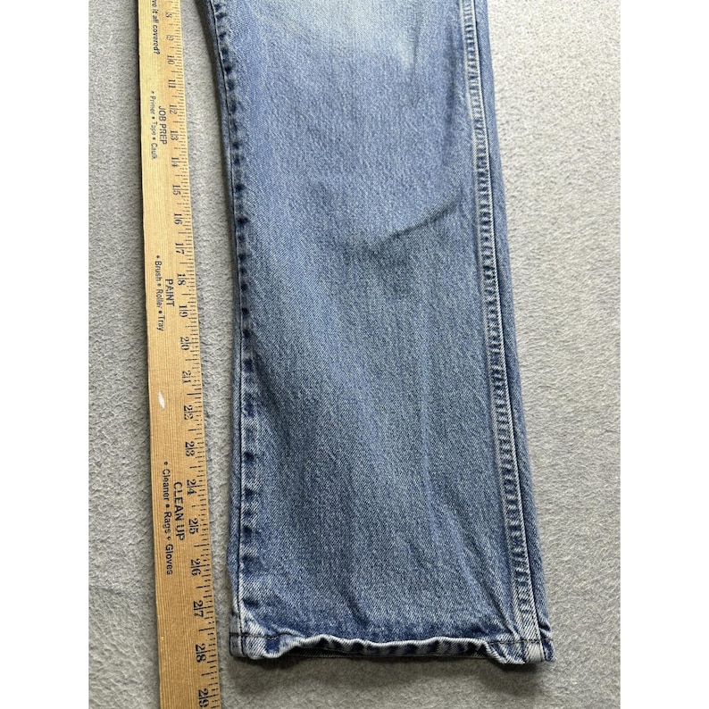 Vaqueros Wrangler vintage para hombre, 40x30 (37x28), corte holgado, azul, 96501DS, años 90 imagen 10