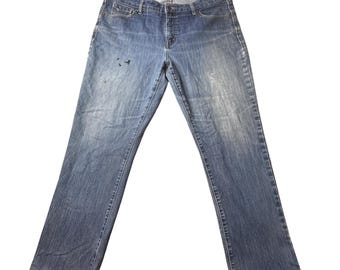 Jean Levi's 512 pour femme 20, denim droit parfaitement galbant bleu, bleu Y2K