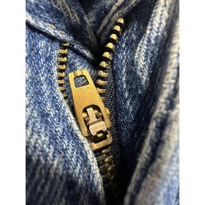 Vintage Wrangler Jeans Mens 38x25 Blue Denim Authentic Straight Leg 97601RS 90s image 5