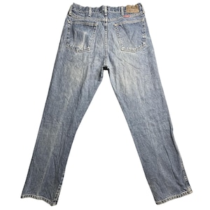 Wrangler Jeans Mens 32x31 Blue Denim Straight Leg Zip Fly YKK Red Tab 5-Pocket image 1