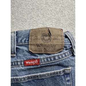 Vaqueros Wrangler vintage para hombre, 40x30 (37x28), corte holgado, azul, 96501DS, años 90 imagen 4