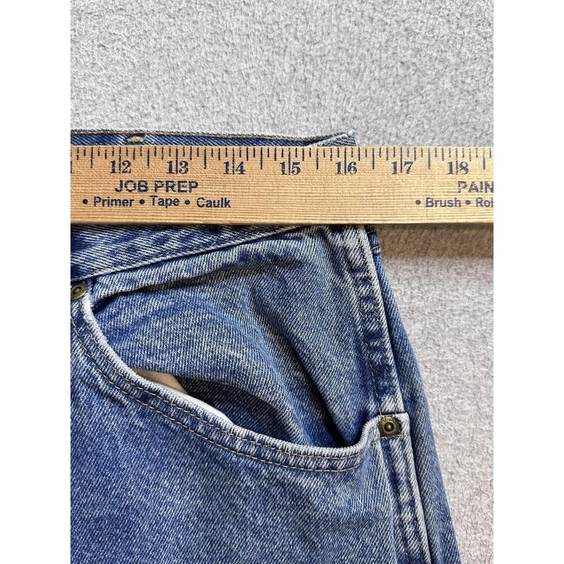 Wrangler 96501DS Jeans Mens 34x30 (32x29) Medium Wash Blue Regular Straight image 8