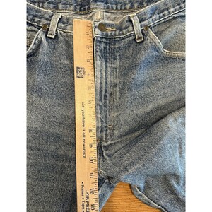 Vintage Wrangler Jeans Mens 36x30 (34x28) Blue 96501DK Relaxed Fit Denim USA 90s image 13