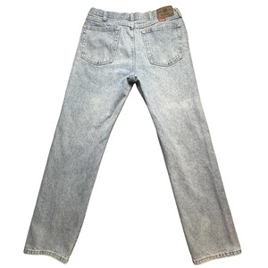 Wrangler Authentics Jeans Mens 34x32 (32x30) Light Wash Denim Straight Leg image 1