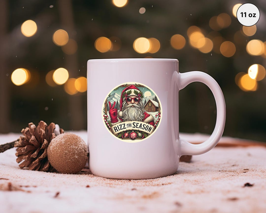 Snata Rizz Rizz the Season - Rizz - Rizzmas - Funny Christmas Mug - Funny Santa ...