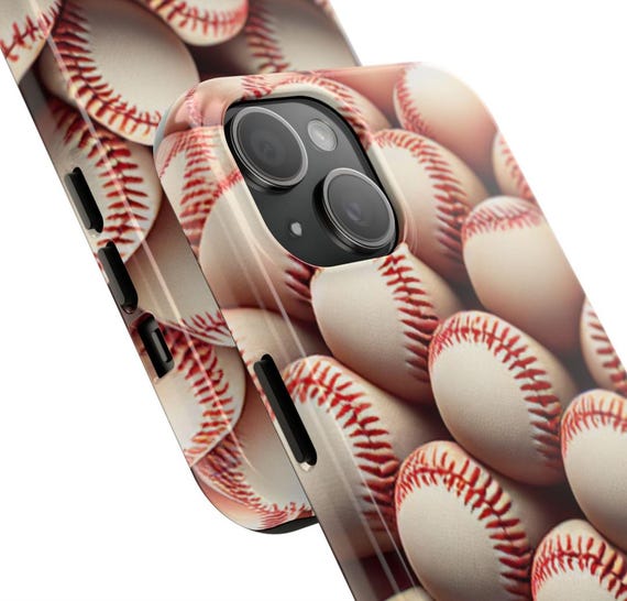Baseball Lover Glossy Phone Case - Impact Resistant, Sports Fan Gift