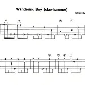 Wandersjunge (Clawhammer)