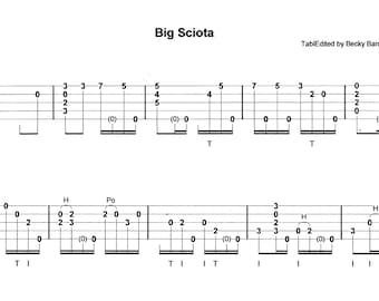 Big Sciota - clawhammer tab