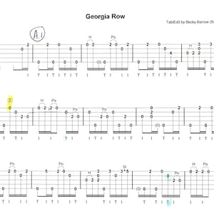 Georgia Row - clawhammer