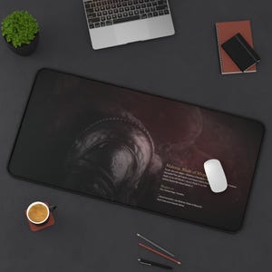 Malenia Elden Ring Large Mousepad Custom Gaming Desk Mat Dark Souls Art Sekiro From Software Blade of Miquella Weakpoints How to Beat