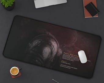 Malenia Elden Ring grote muismat Custom gaming-bureaumat Dark Souls Art Sekiro uit software Blade of Miquella Weakpoints Hoe te verslaan