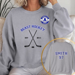 Personalized Sports Sweatshirt, Custom Team Logo, Personalized Color, Player Name, Player Number, Custom Team Apparel, Game Day Outfit