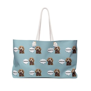 Custom Dog mama Bag, Personalized Dog Face tote bag, Personalized dog mama bag, dog mom bag, gift for dog mom, gift for dog mom, dog bag
