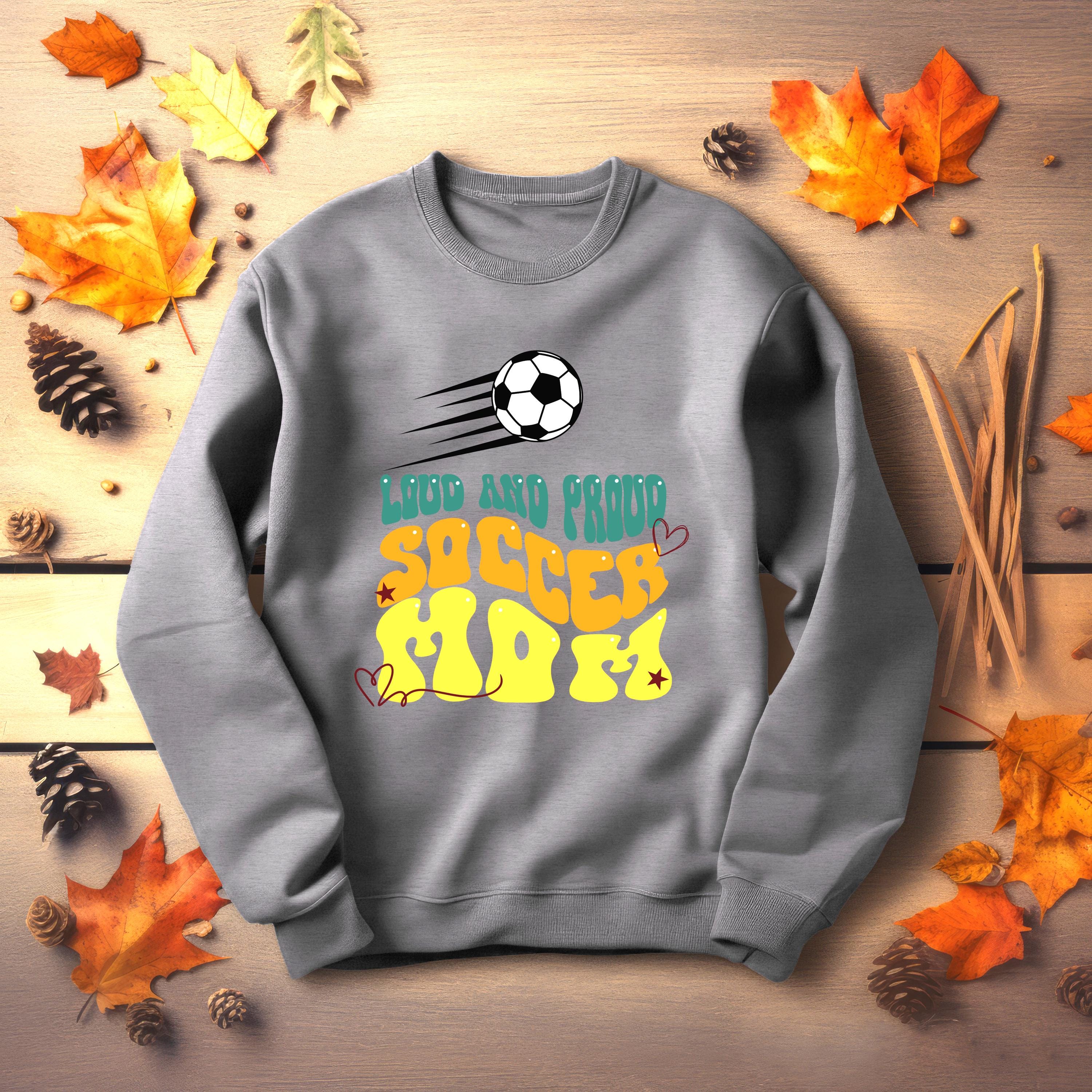 Custom Soccer Mom Sweatshirt, Soccer Mom, Soccer mama Sweatshirt, gift for soccer mom, mom soccer shirt, Soccer Season shirt, Game Day shirt