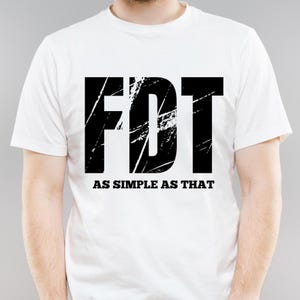 FDT T-Shirt, Bold FDT tee, anti trump shirt, protest shirt, political statement shirt, subtle anti trump shirt, resist shirt, unisex tshirt