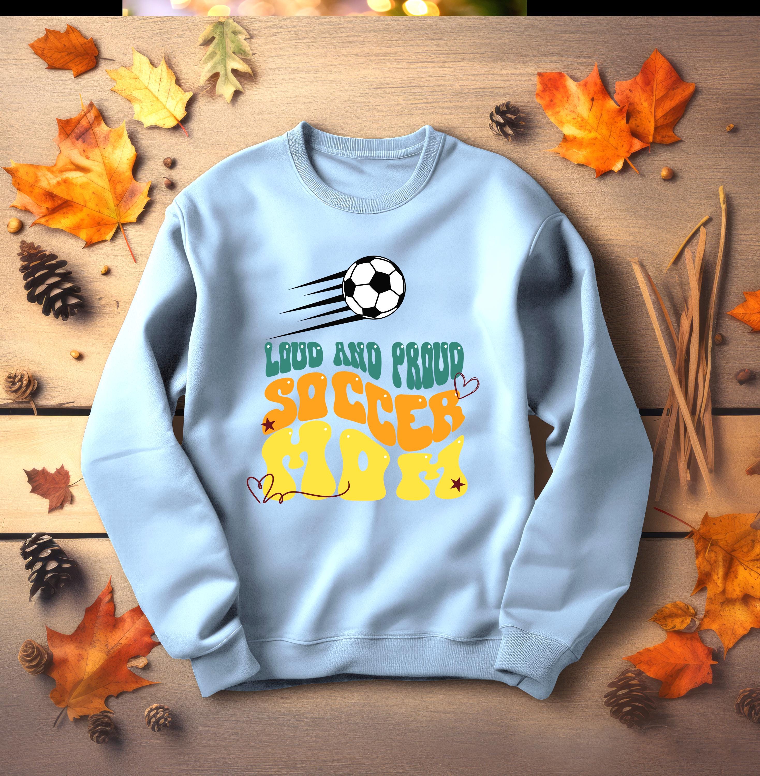 Custom Soccer Mom Sweatshirt, Soccer Mom, Soccer mama Sweatshirt, gift for soccer mom, mom soccer shirt, Soccer Season shirt, Game Day shirt