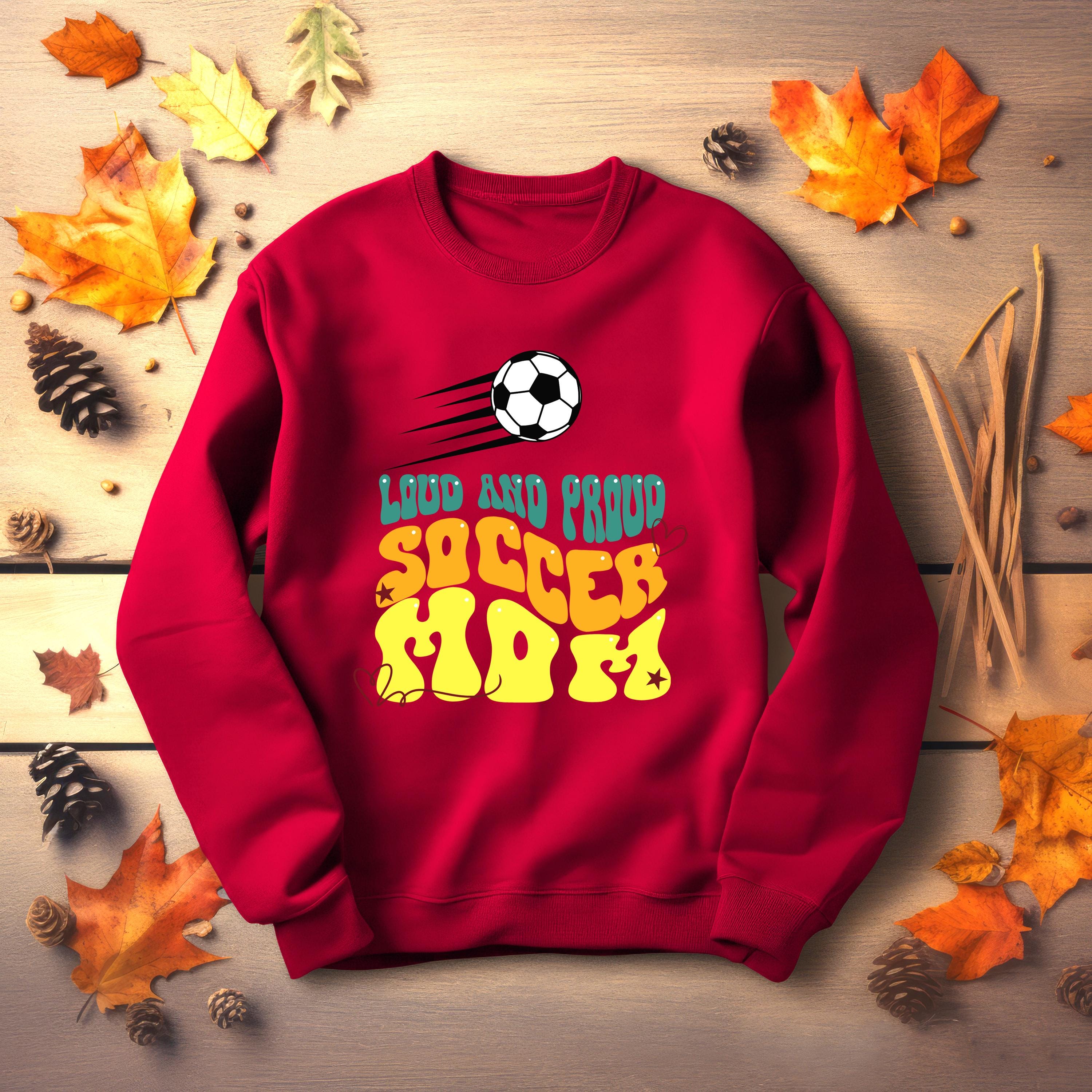 Custom Soccer Mom Sweatshirt, Soccer Mom, Soccer mama Sweatshirt, gift for soccer mom, mom soccer shirt, Soccer Season shirt, Game Day shirt