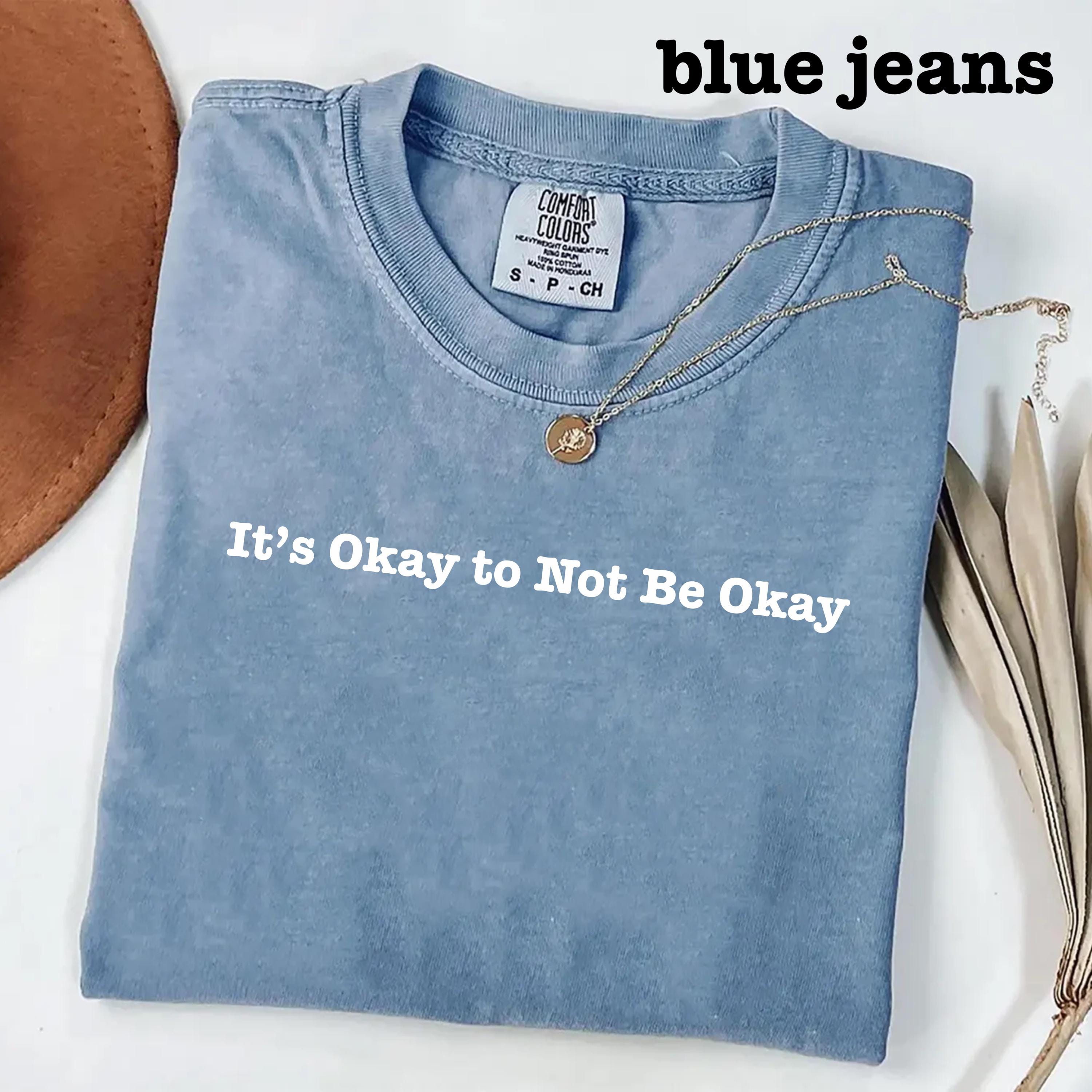 Felpa Con Cappuccio Cottonridge "È OK Not To Be OK" – Slogan Salute Mentale, Uomo