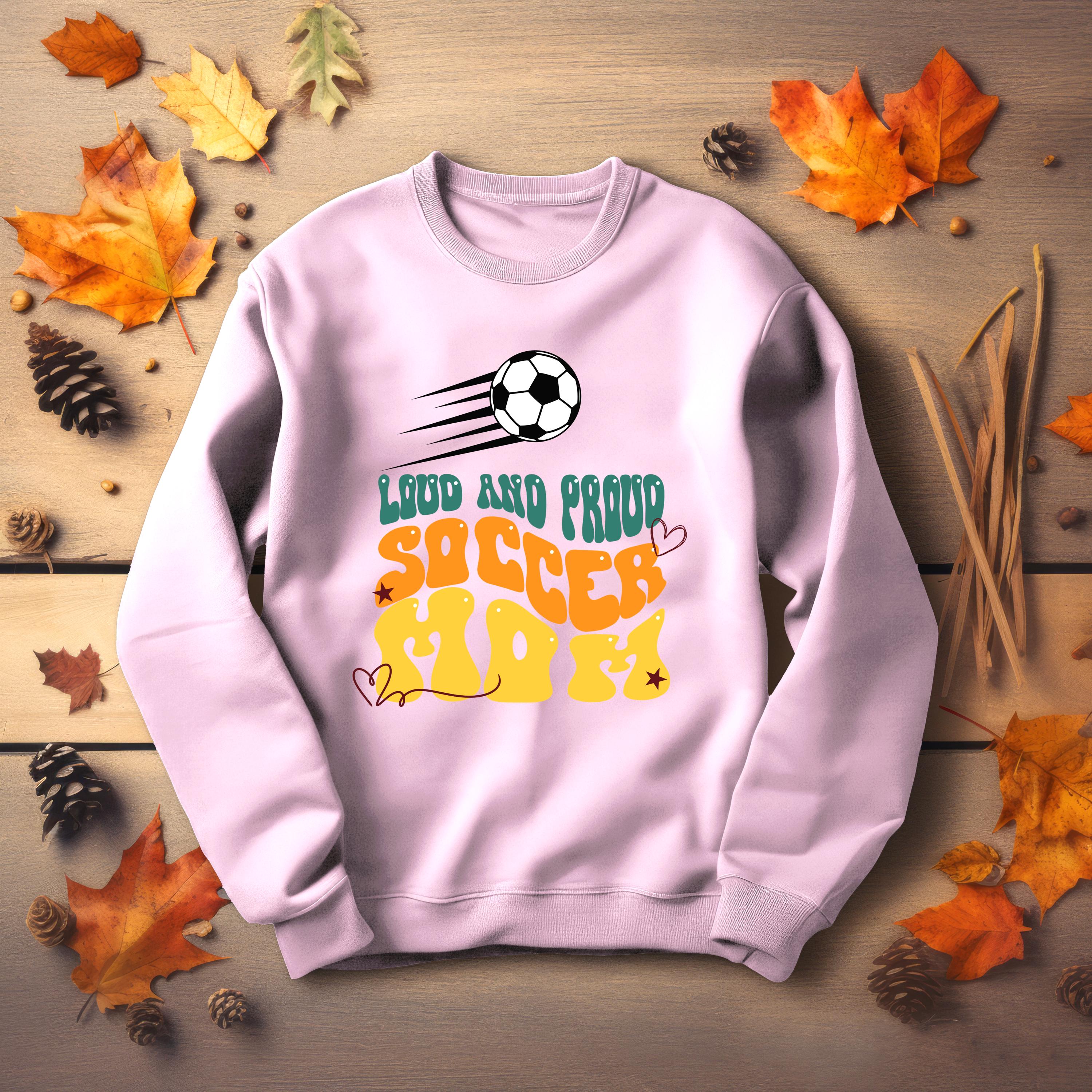 Custom Soccer Mom Sweatshirt, Soccer Mom, Soccer mama Sweatshirt, gift for soccer mom, mom soccer shirt, Soccer Season shirt, Game Day shirt
