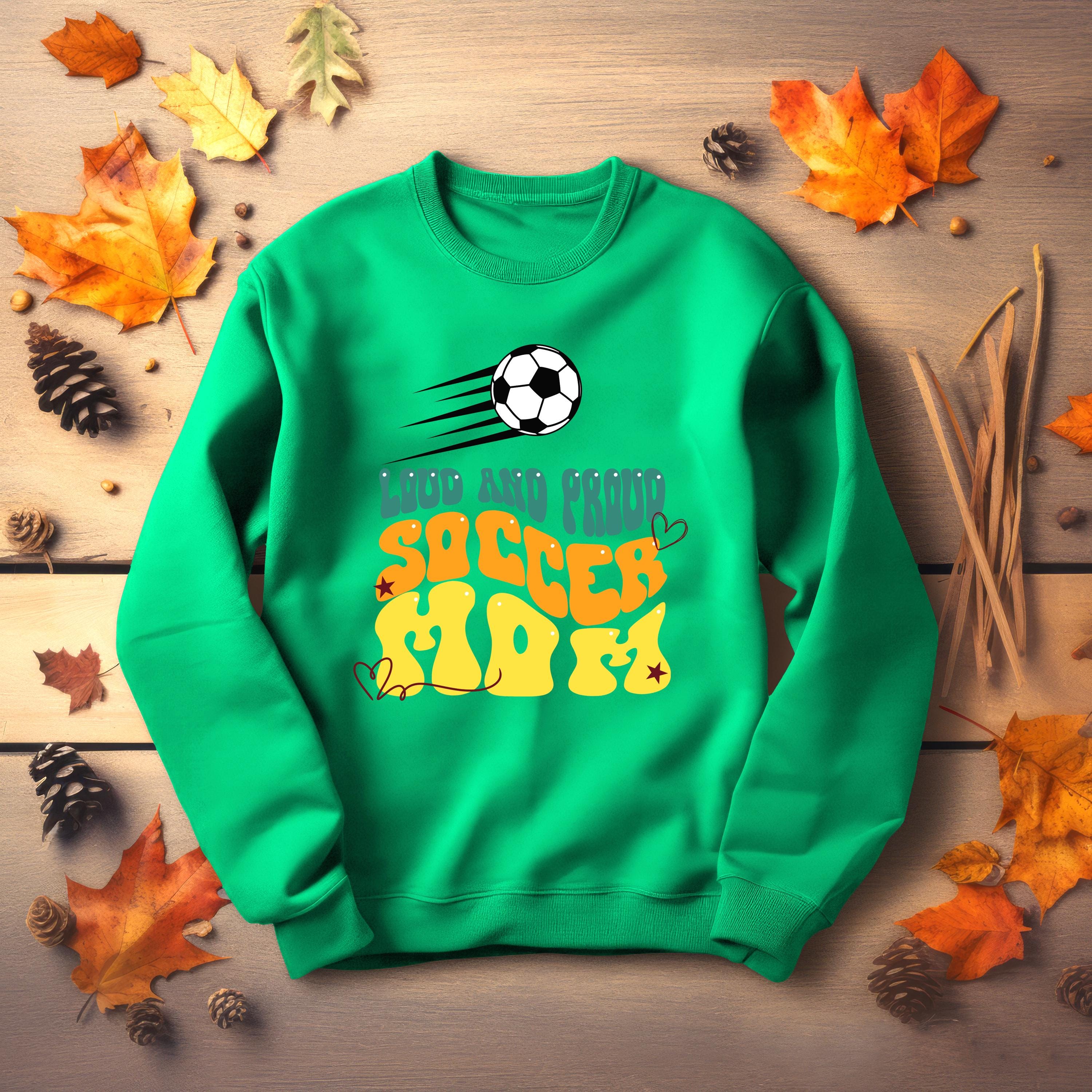 Custom Soccer Mom Sweatshirt, Soccer Mom, Soccer mama Sweatshirt, gift for soccer mom, mom soccer shirt, Soccer Season shirt, Game Day shirt