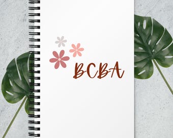 Floral BCBA Notebook