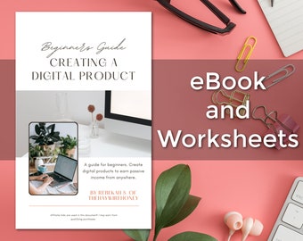 How to Create a Digital Product for Passive Income! // Mini eBook //PDF Printable