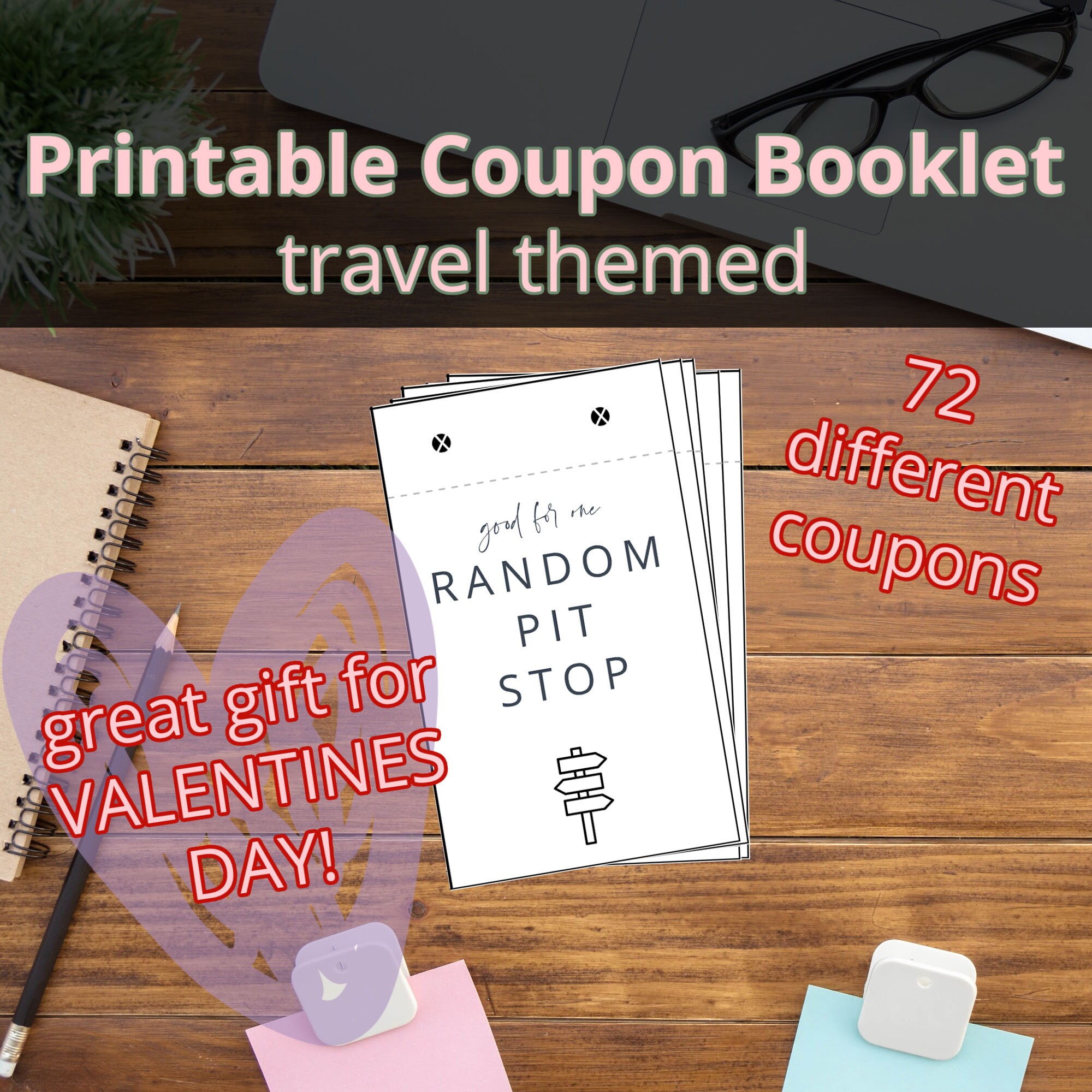 Coupon Book. 72 Printable Travel Coupons. // PDF Instant - Etsy