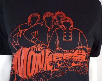 Monkees Concert Tee Pisces, Aquarius, Capricorn & Jones Ltd in Black Color in Bella Canvas or Gildan soft style tee Small to 2XL