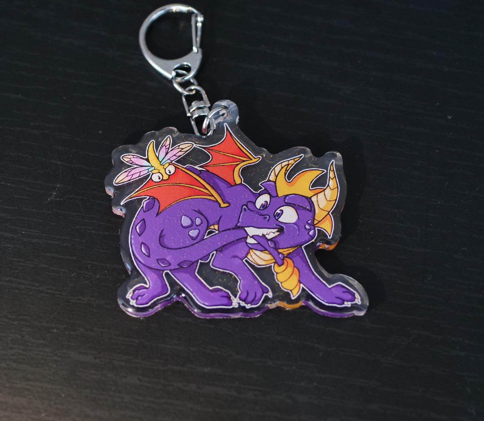 Spyro Plush Keychain Spyro Keyring My Spyro The