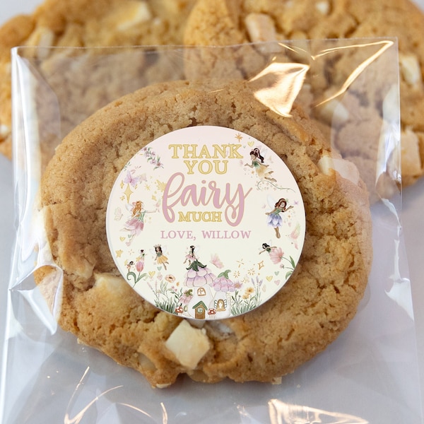 Fairy Birthday Party Favors, Magical Fairy Stickers, Fairy Princess Theme, Whimsical Fairy Party, Enchanted Magical Floral Fairy Party Tags