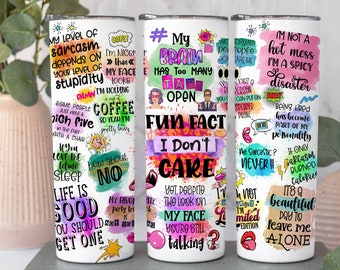 Sarcastic Funny 20oz Tumbler, Funny Office Tumbler, 20oz Tumbler with straw, Funny Coworker Gift, Funny Tumbler, Boss Gift, Secretary Gift