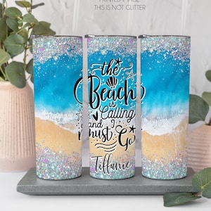 Custom Beach Vacation Tumbler, Personalized Beach Vacation Tumbler, Family Vacation tumbler, Girls Trip Tumbler, Summer Tumbler