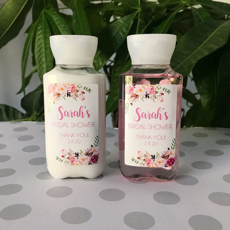 Wedding Favors Hand Lotion Labels Shower Gel Labels Bridal Etsy Israel