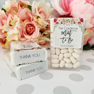 Wedding Favors, Tic Tac Labels, Bridal Shower Favors, Bachelorette Party Favors, Engagement Party Favors, Custom Printed labels