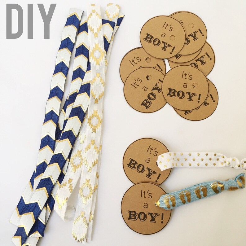 Diy Kit Baby Shower Favors It S A Boy Baby Boy Shower Etsy