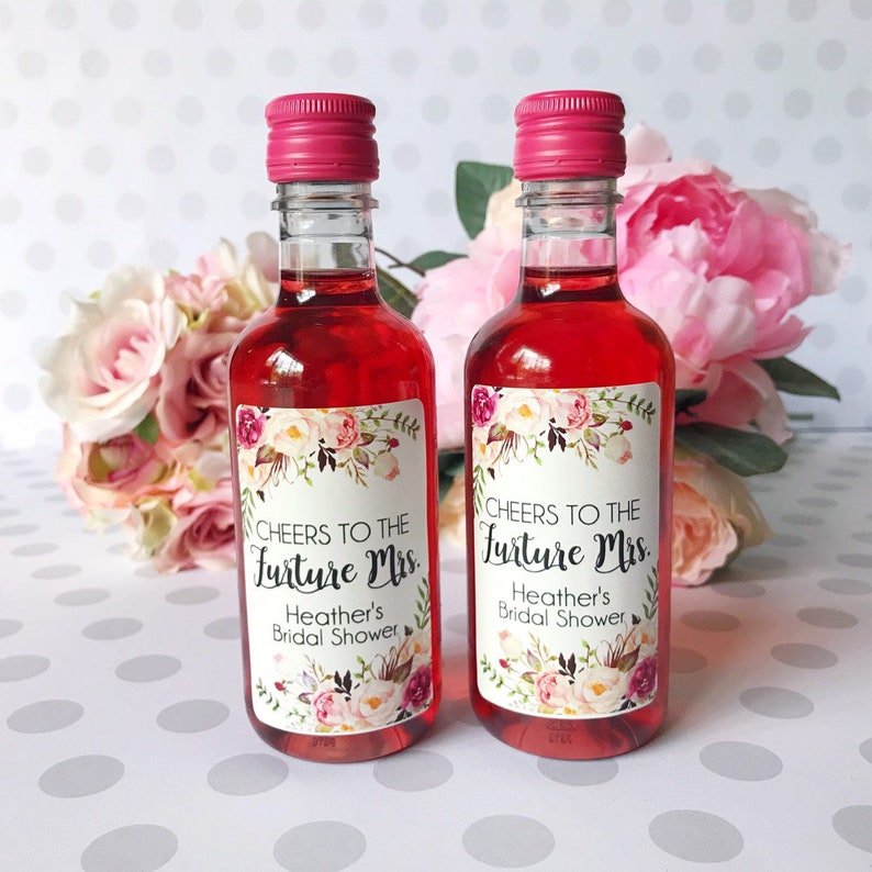 Custom Bachelorette Party Favors Mini Wine Bottle Labels - Etsy