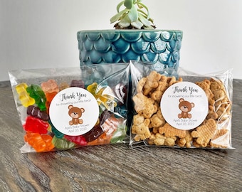 Teddy Bear Baby Shower Favor Stickers, Baby Bear favor label, Teddy Bear Labels, Teddy bear baby shower boy, Teddy bear shower girl