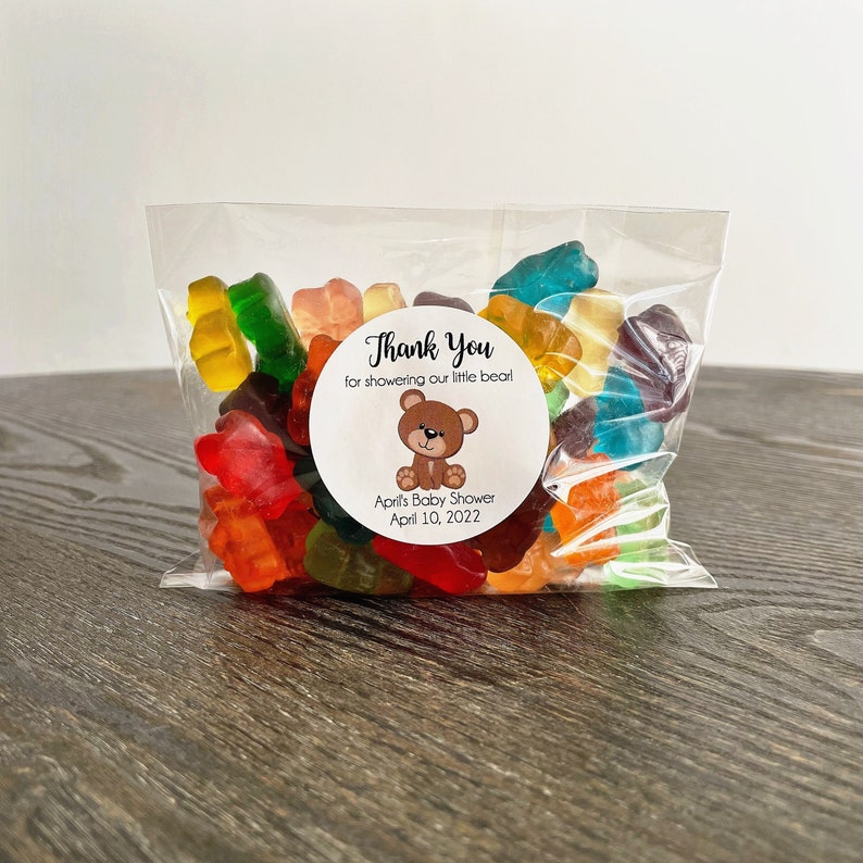 Teddy Bear Baby Shower Favor Stickers, Baby Bear favor label, Teddy Bear Labels, Teddy bear baby shower boy, Teddy bear shower girl image 2