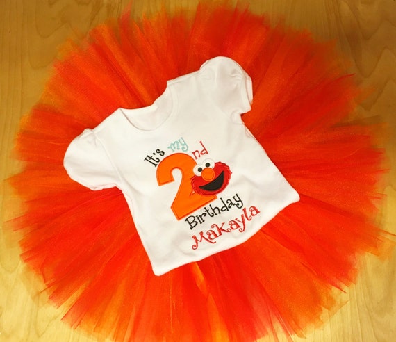 Elmo Birthday Outfit Elmo 1st Birthday Elmo Birthday Shirt Etsy