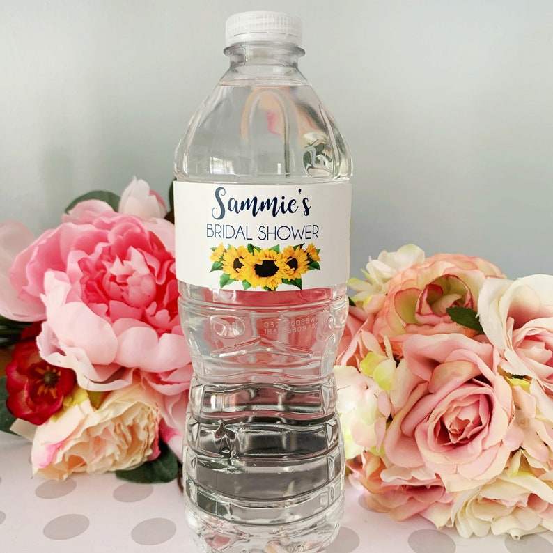 Custom Water Bottle Labels Water Bottle Stickers Wedding - Etsy