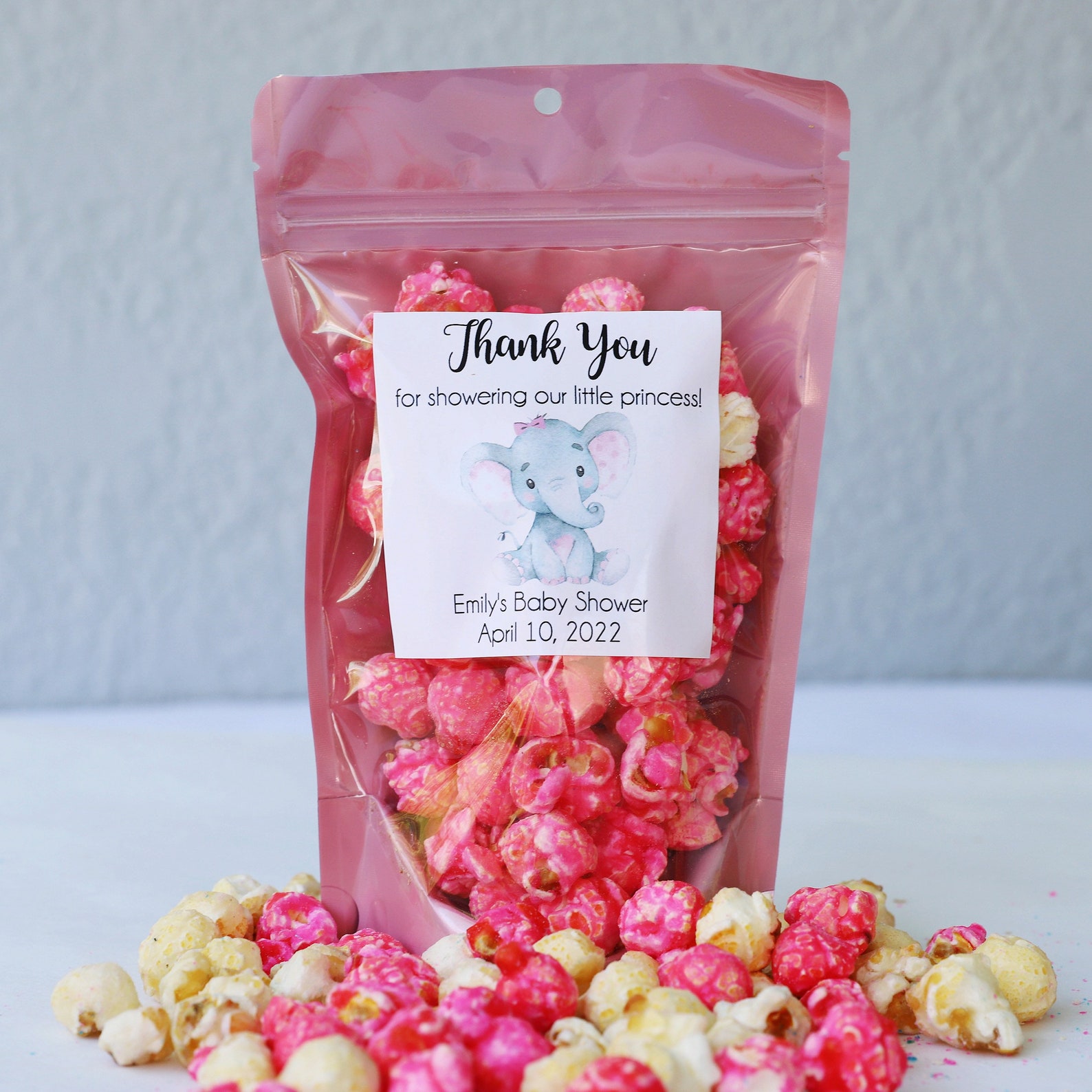 Baby Elephant Baby Shower Favor Bags Elephant Treat Bags Etsy