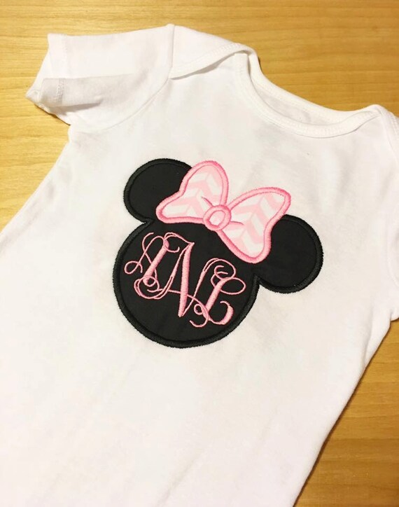minnie mouse birthday onesie