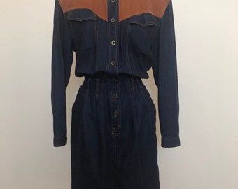 denim dress size 4 Kedera Womens Shirt Dresses Long Sleeve Button Down Casual A-Line Babydoll Jean at Amazon Women's Clothing store Reformation Arella Denim Mini Its fashioned with a length: Mini Pattern:Micro Grid Check