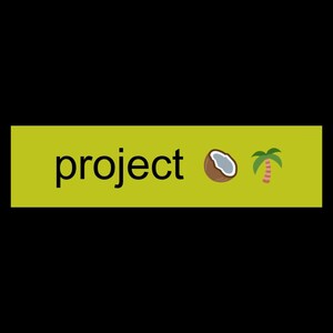 Project Coconut Tree Bumper Sticker