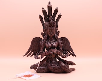 Naga Kayna Serpent Goddess 6" Copper Statue