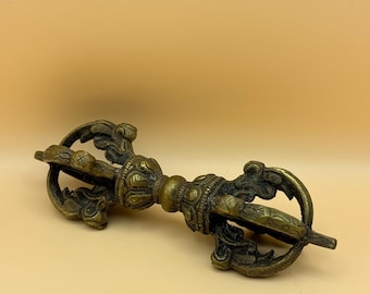 Tibetan Buddhism Dorje Handcrafted in Bronze