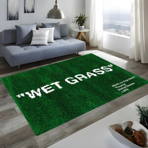 Green Grass Pattern Rug: Modern Home Decor
