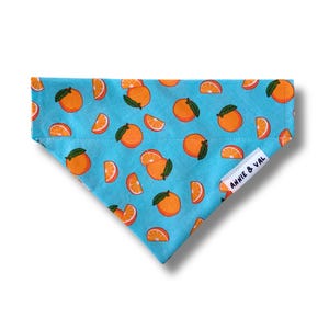 Orange Dog Bandana, Clementine Dog Bandana, Summer Dog Bandana, Fruit Dog Bandana, Fruits Cat Bandana, Oranges Cat Bandana