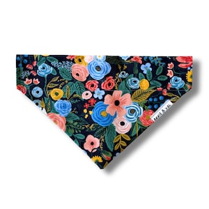 Floral Dog Bandana, Rifle Paper Co Dog Bandana, Summer Dog Bandana, Spring Dog Bandana, Cat Bandana, Floral Cat Bandana, Summer Cat Bandana